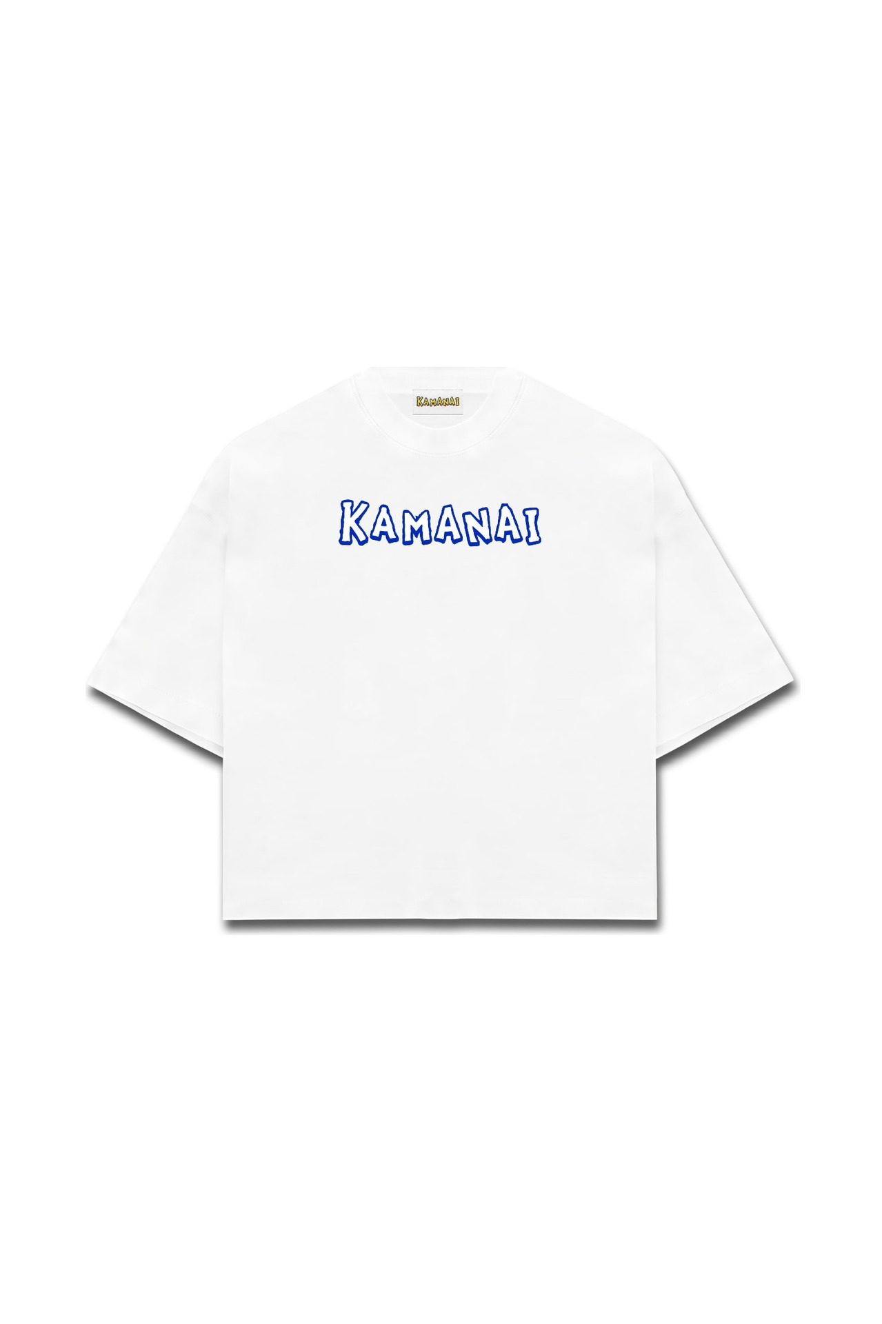 "Kamanai" Chest Logo Tee — Blue