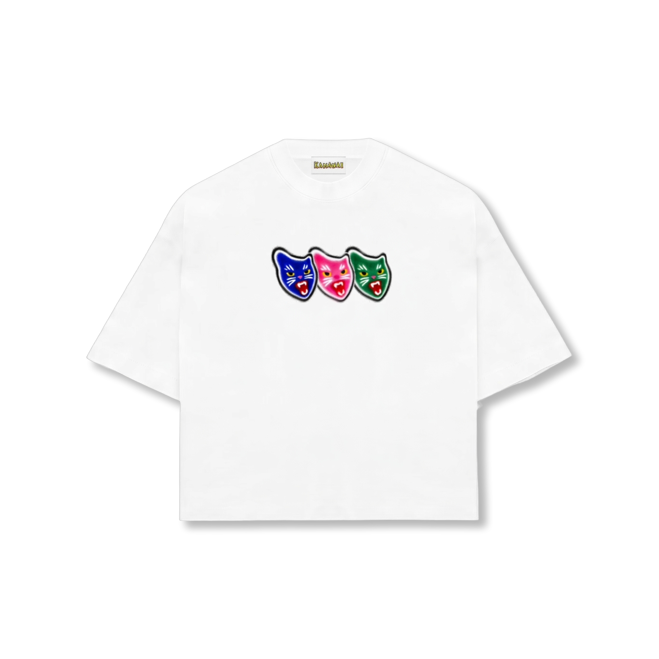 Kamanai Three Headed Cat Tee