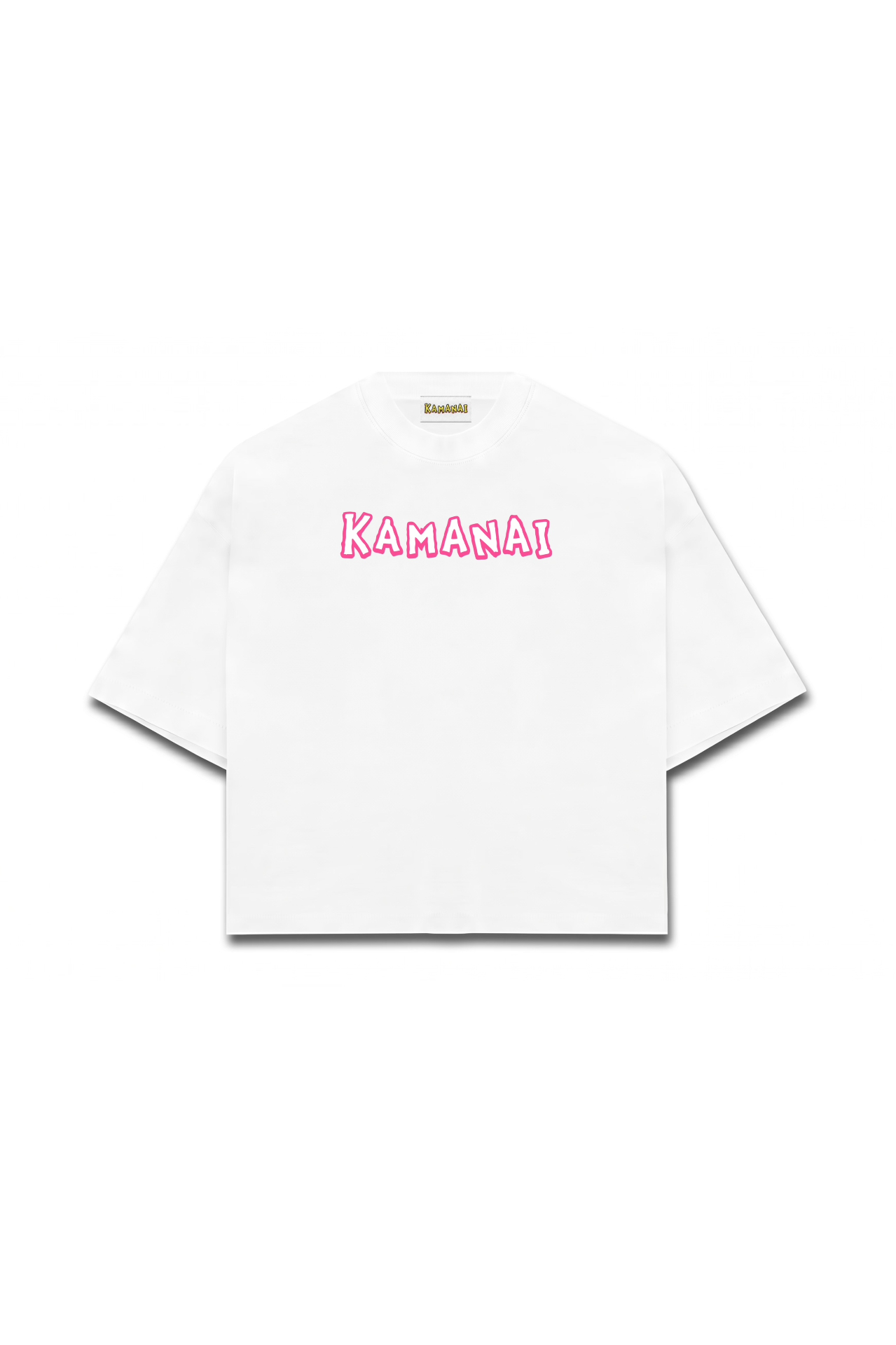 "Kamanai" Chest Logo Tee — Pink