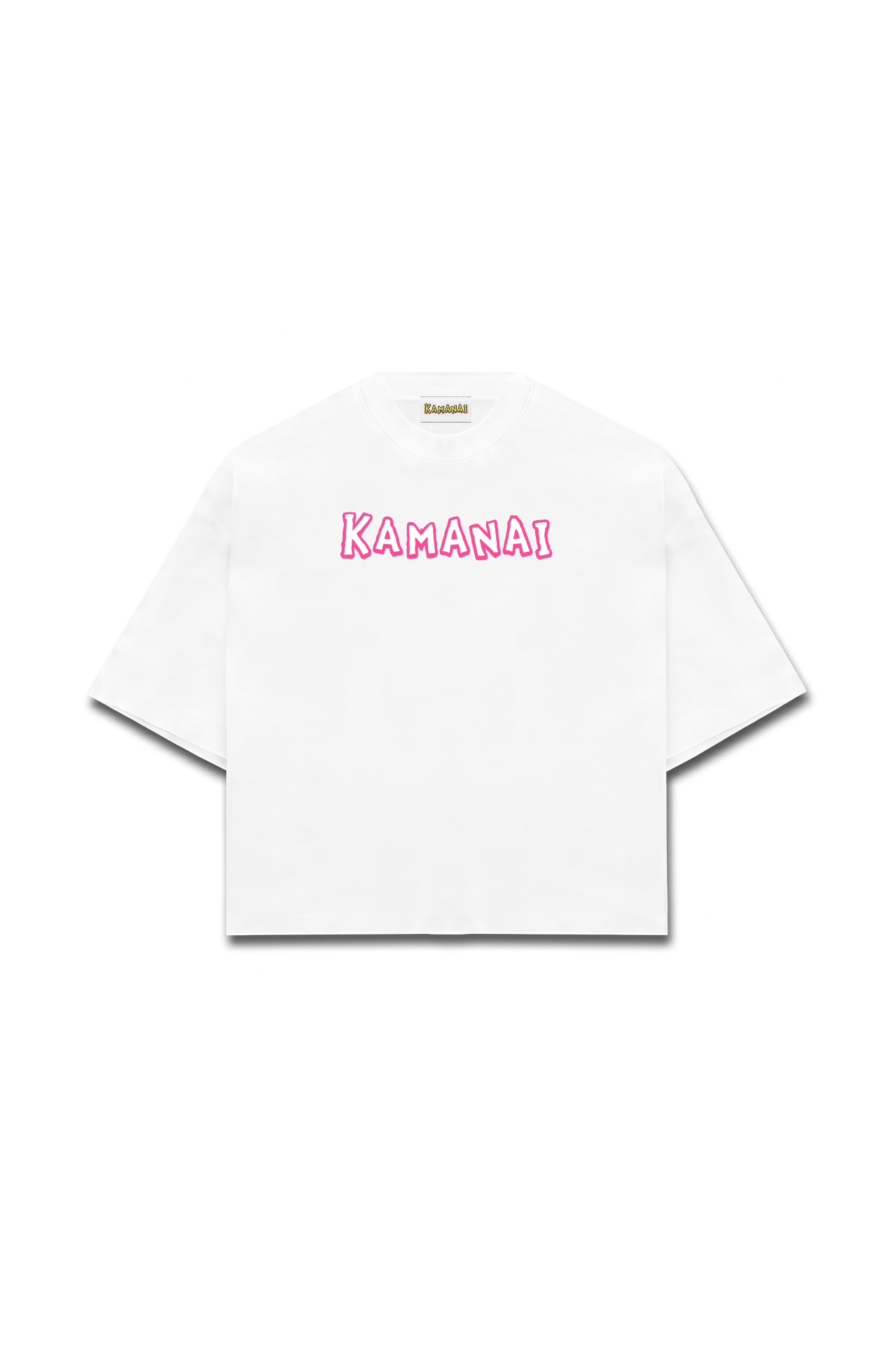 "Kamanai" Chest Logo Tee — Pink