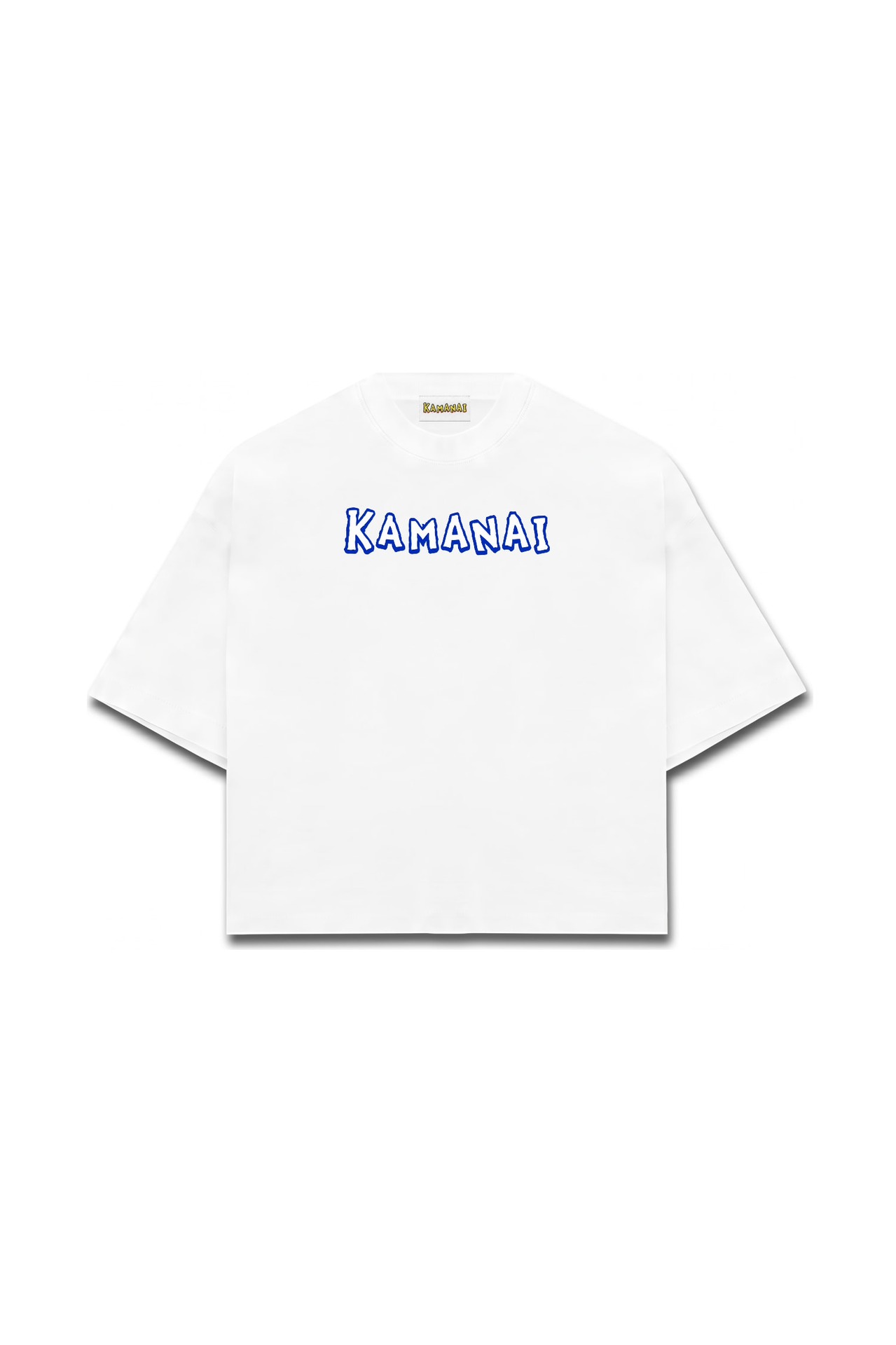 "Kamanai" Chest Logo Tee — Blue